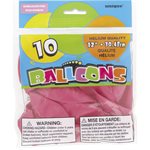 Bubblegum pink latex balloons 12in 10pcs