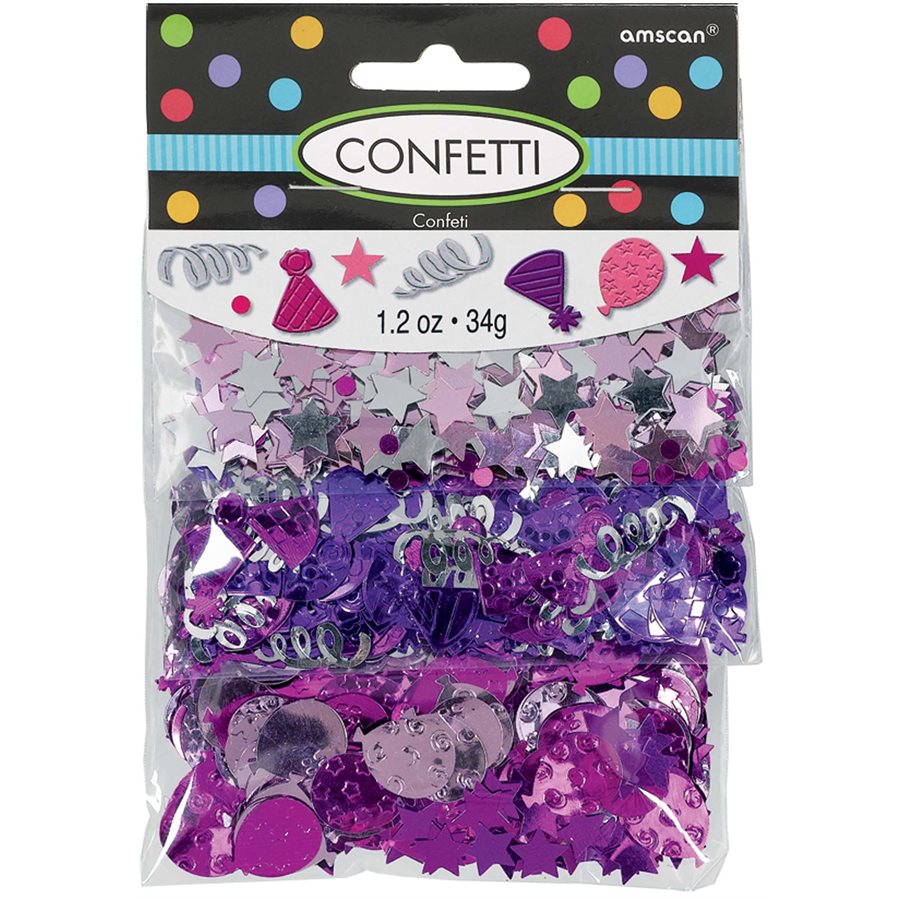 Pink celebration confetti 1.2oz