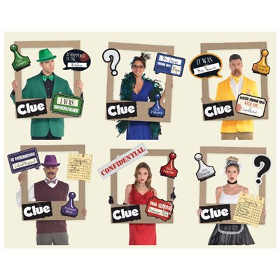 Clue giant custumizable photo frame props 19pcs