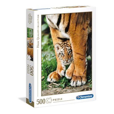 Casse Tete 500mcx Bebe Tigre Bengal Clementoni